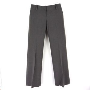 Halogen Whitney Fit Dress Pants‎ Womens Sz 2 Gray Polyester Pockets Straight Leg